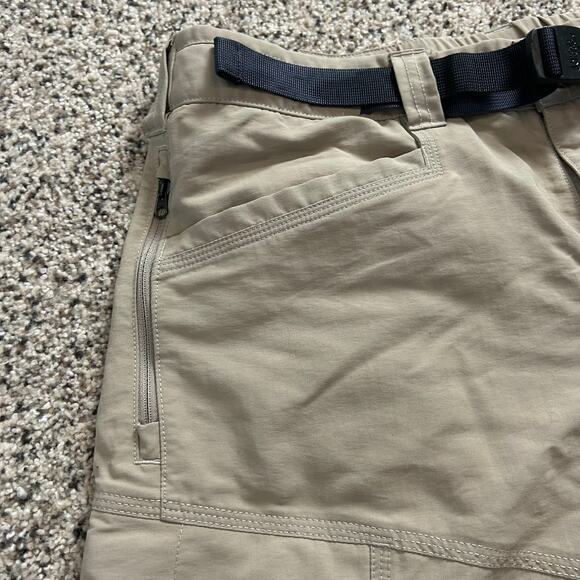 The North Face Mens Cargo Shorts Size Small 100% Nylon Elastic Waist Belted - Picture 7 of 9